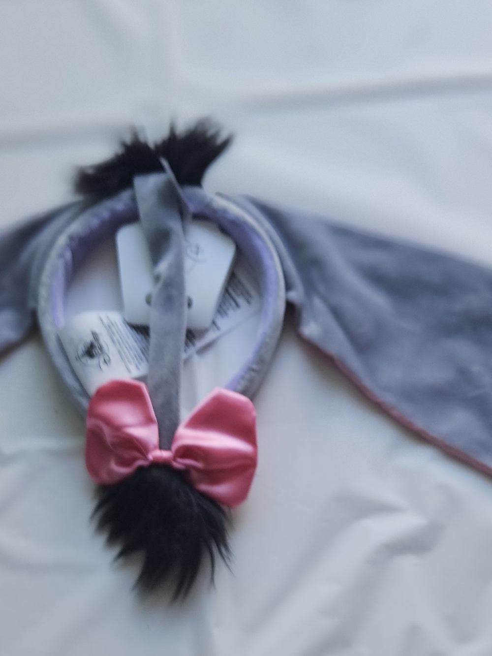 gray plush Disney Parks Eeyore ear headband